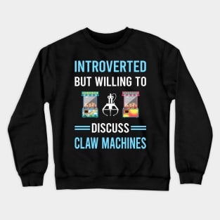 Introverted Claw Machine Crane Crewneck Sweatshirt